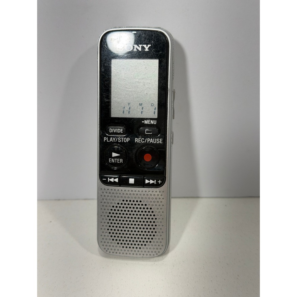 Sony ICD-BX112 Digital Voice Recorder IC Recorder Silver Handheld MP3 Dictaphone